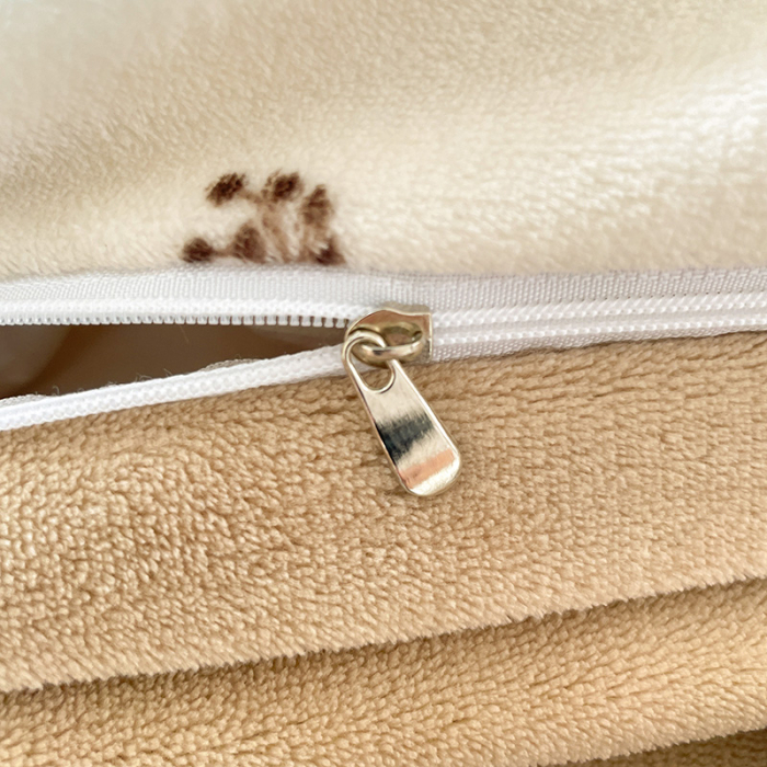 Lenjerie De Pat Cocolino 4 Piese Cu Cearceaf Pat Mare - Bej Cu Fluturasi [22]