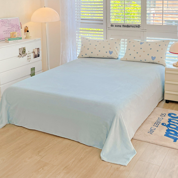 Lenjerie De Pat Cocolino 4 Piese Cu Cearceaf Pat Mare - Bleu Cu Ursuleti Panda [7]