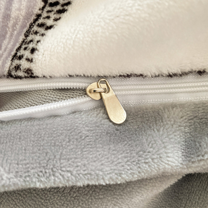 Lenjerie De Pat Cocolino 4 Piese Cu Cearceaf Pat Mare - Dungi Si Fundite [22]