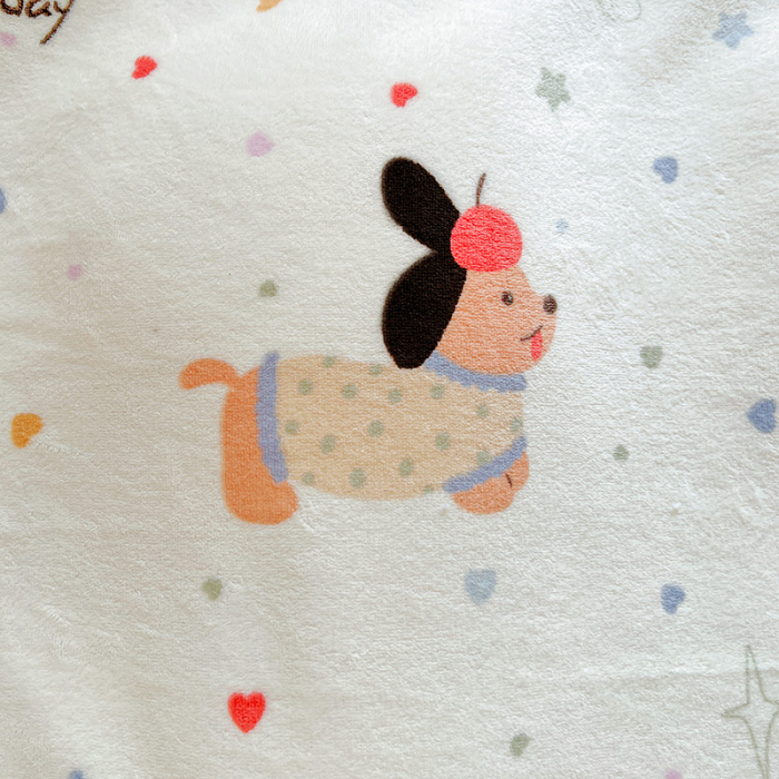 Lenjerie De Pat Cocolino 4 Piese Cu Elastic - Bleu Cu Catei [16]