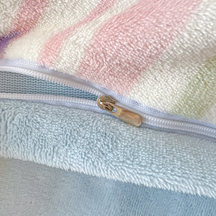 Lenjerie De Pat Cocolino 4 Piese Cu Elastic - Bleu Cu Catei Si Dungi [19]