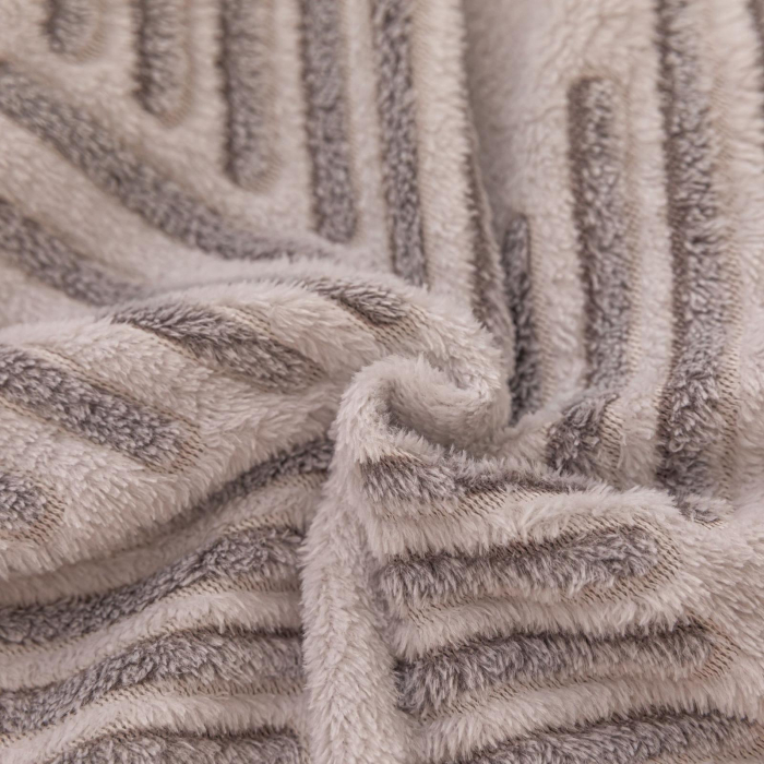 Lenjerie De Pat Cocolino 4 Piese Cu Elastic - Linii Zig Zag [4]