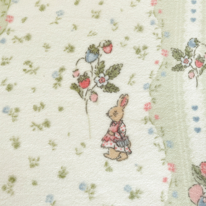 Lenjerie De Pat Cocolino 4 Piese - Verde Cu Ciupercute Si Iepurasi - Copie [14]