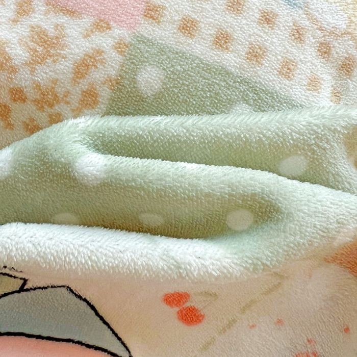 Lenjerie De Pat Cocolino 4 Piese Cu Elastic - Verde Cu Patratele [17]