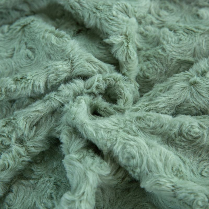 Lenjerie De Pat Cocolino 4 Piese Trandafiri - Verde Deschis [6]