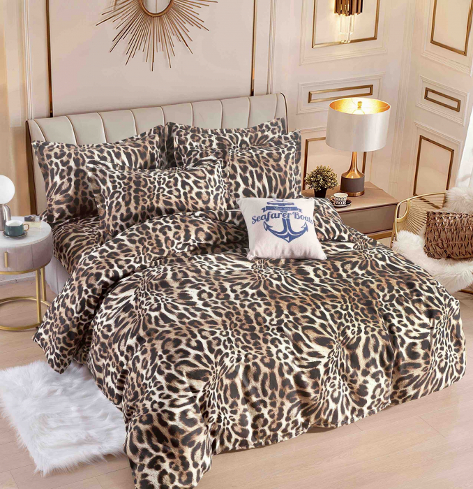Lenjerie De Pat Finet 1 Persoana - Animal Print [1]