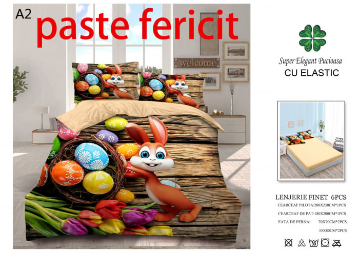 Lenjerie De Pat Finet Cu Elastic - Coloured Eggs [1]