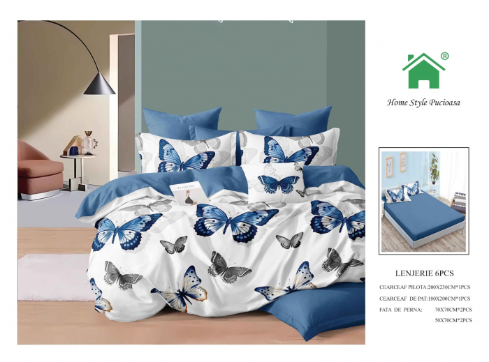 Lenjerie De Pat Finet Cu Elastic - Hortensia [1]