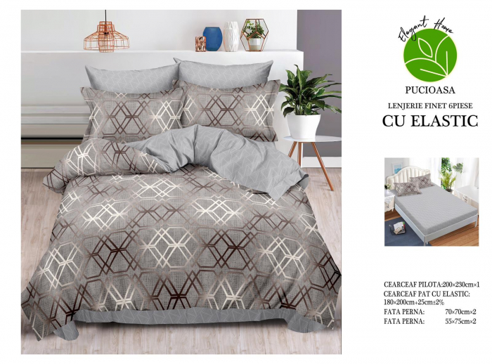 Lenjerie De Pat Finet Cu Elastic - Gray [1]