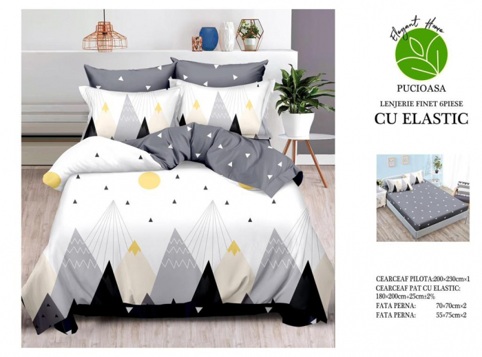 Lenjerie De Pat Finet Cu Elastic - Mountain [2]