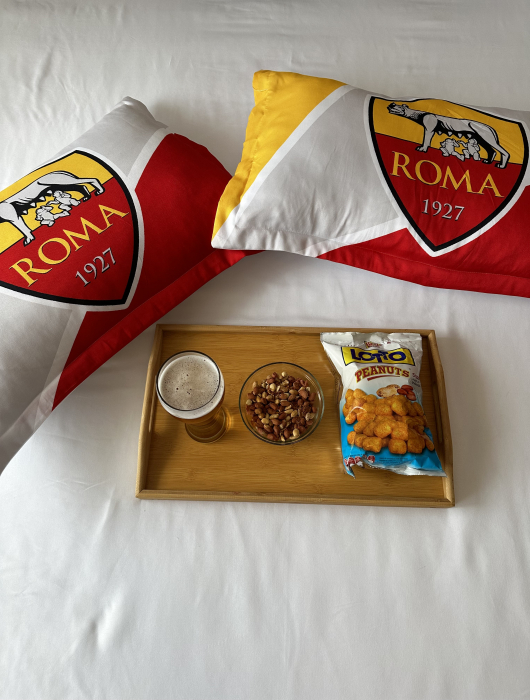 Lenjerie De Pat Finet Cu Elastic Echipa Fotbal  - Roma [3]
