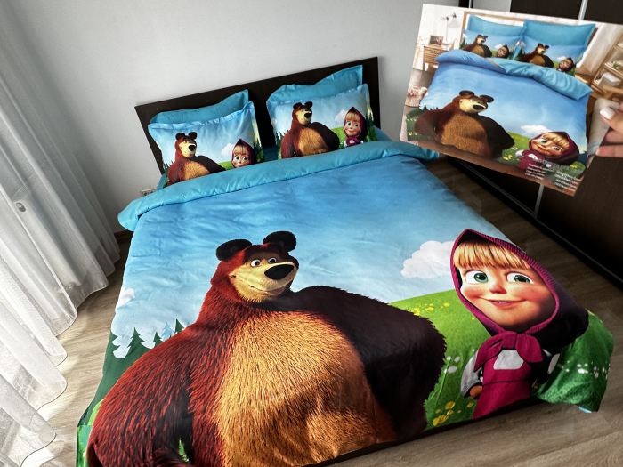 Lenjerie De Pat Finet Premium - Masha And Bear [6]