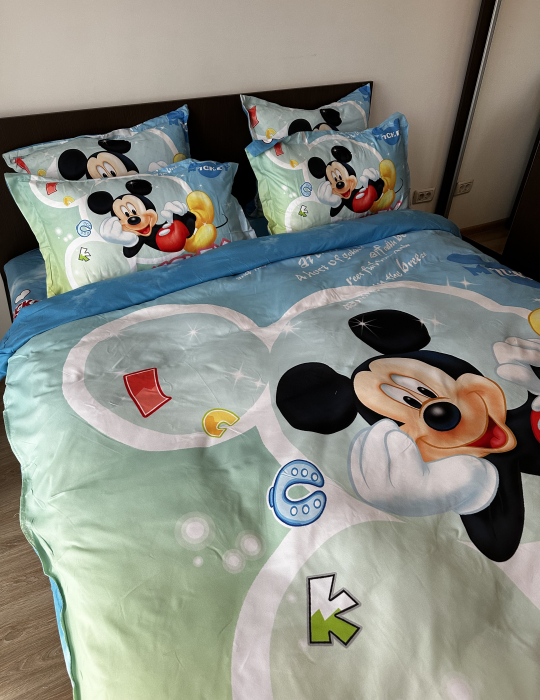 Lenjerie De Pat Finet Premium - Mickey Mouse [3]