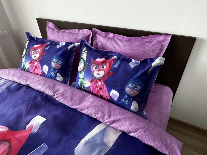 Lenjerie De Pat Finet Premium - Super Eroii In Pijama [7]