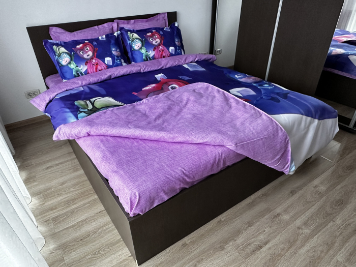 Lenjerie De Pat Finet Premium - Super Eroii In Pijama [6]