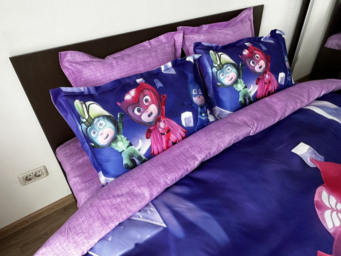 Lenjerie De Pat Finet Premium - Super Eroii In Pijama [4]