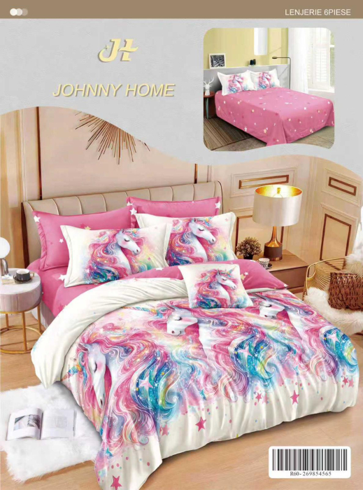 Lenjerie De Pat Finet Superior - Unicorn Multicolor [1]