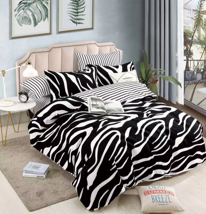 Lenjerie De Pat Finet Superior - Zebra [1]