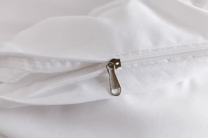 Lenjerie De Pat Premium Din Matase 6 Piese - Alb [20]