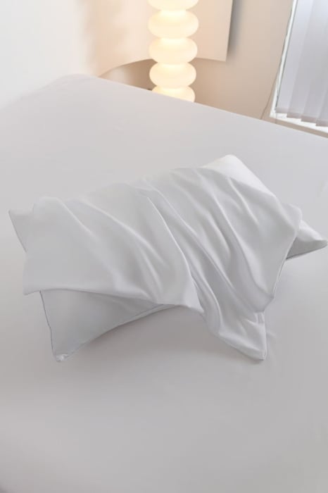 Lenjerie De Pat Premium Din Matase 6 Piese - Alb [9]