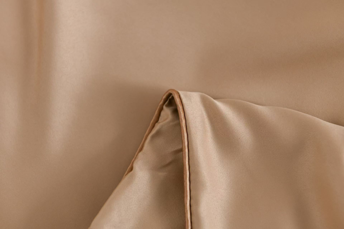 Lenjerie De Pat Premium Din Matase 6 Piese - Bej [8]