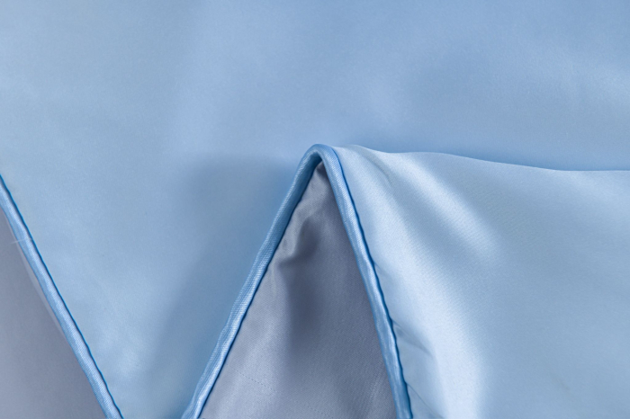 Lenjerie De Pat Premium Din Matase 6 Piese - Bleu [16]