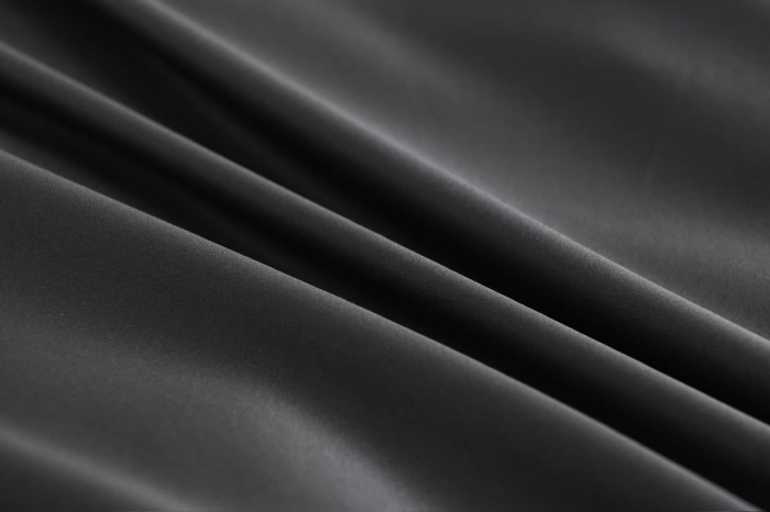 Lenjerie De Pat Premium Din Matase 6 Piese - Gri Inchis Si Gri Deschis [2]