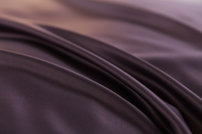 Lenjerie De Pat Premium Din Matase 6 Piese - Gri Si Violet [3]