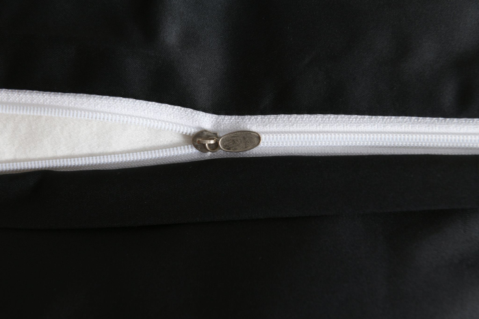 Lenjerie De Pat Premium Din Matase 6 Piese - Negru [11]