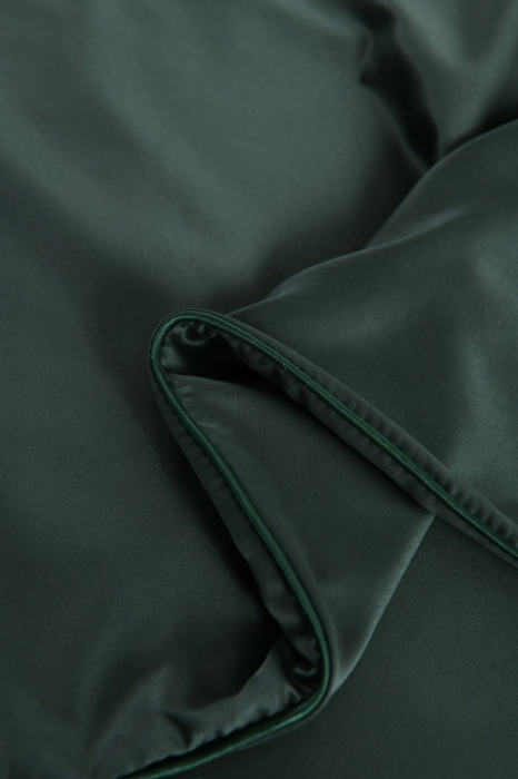 Lenjerie De Pat Premium Din Matase 6 Piese - Verde [9]