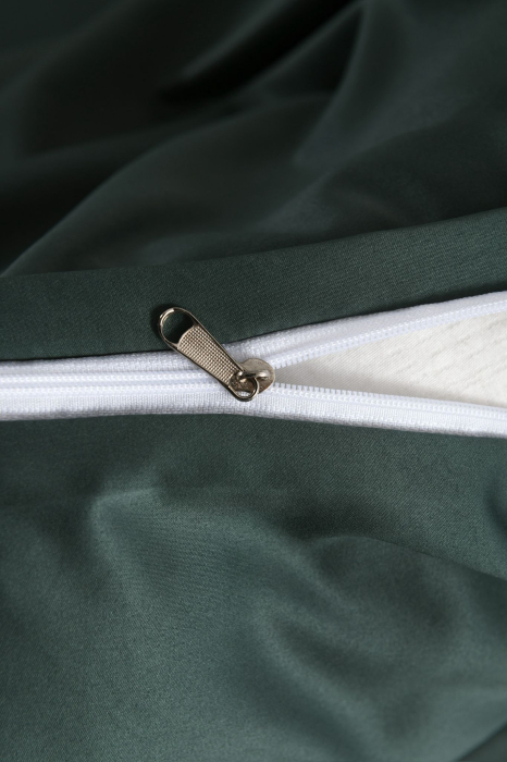 Lenjerie De Pat Premium Din Matase 6 Piese - Verde [6]