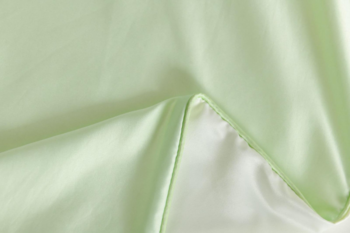 Lenjerie De Pat Premium Din Matase 6 Piese - Verde Lime [21]