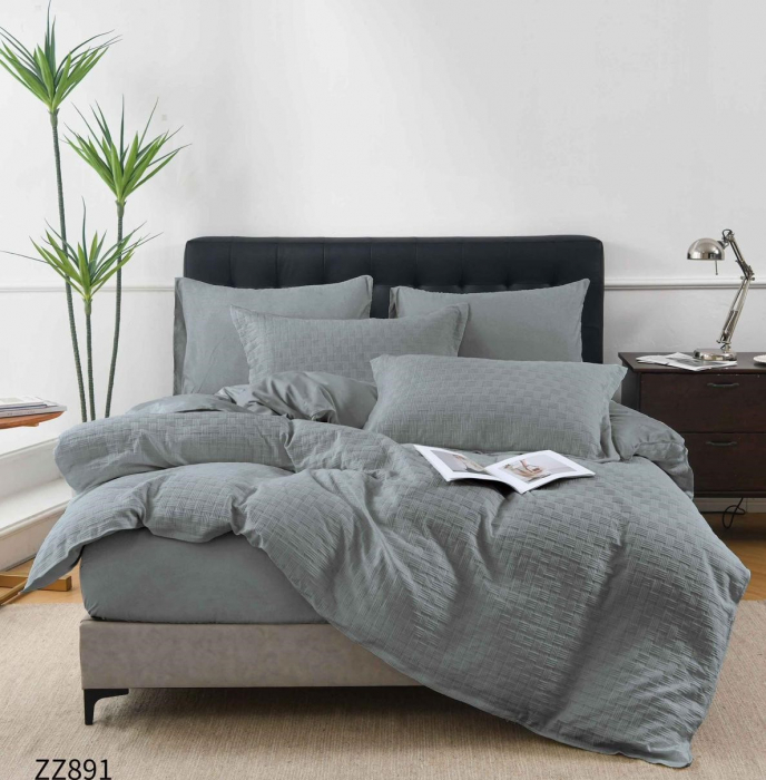 Lenjerie Din Bumbac Tip Finet Cu Elastic Model Crosetat - Gri [1]