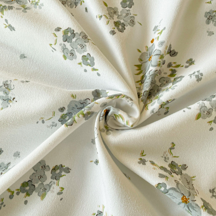 Lenjerie Din Bumbac Tip Finet PREMIUM Luxury Cu Elastic - Floricele Boem [2]