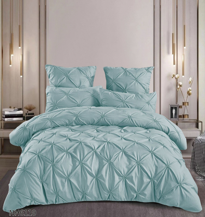 Lenjerie Din Finet 6 Piese Pliuri Cu Elastic - Bleu [1]
