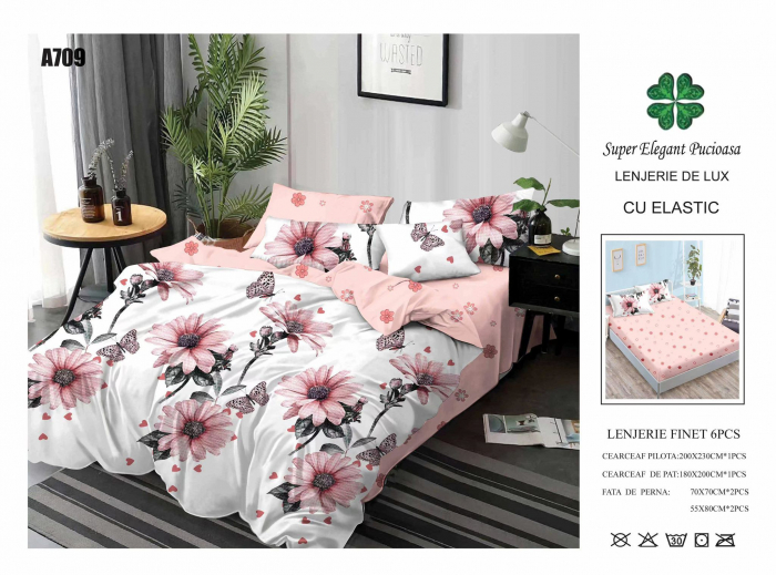 Lenjerie Din Finet Cu Elastic - Margarete Roz [1]