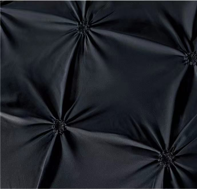 Lenjerie Din Finet Cu Elastic Si Pliuri - Negru [2]