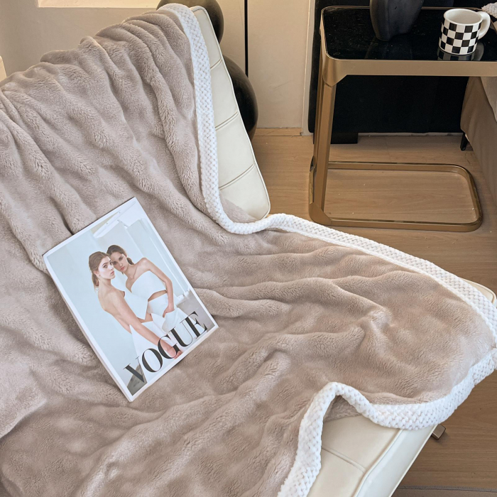 Patura Cocolino Cu Bordura Alba - Bej Cacaco Cu Lapte [2]