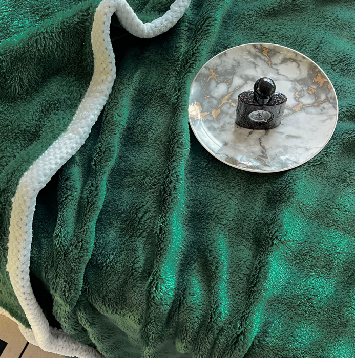 Patura Cocolino Cu Bordura Alba - Verde [3]