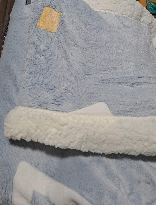 Patura Cocolino Cu Blanita Alba 200x230cm -  Geometrie [4]