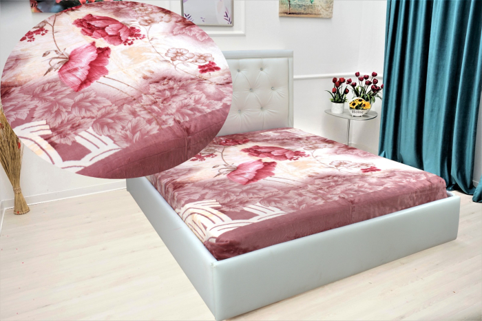 Patura Cocolino Dubla - Roz Floral [1]