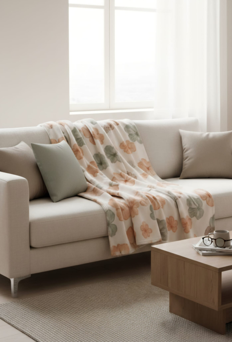 Patura Cocolino Grosime Medie 200x230cm - Flori Pe Camp [2]