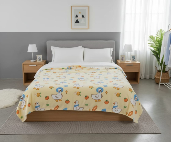 Patura Cocolino Grosime Medie 200x230cm - Galben Pal Cu Ratuste [2]