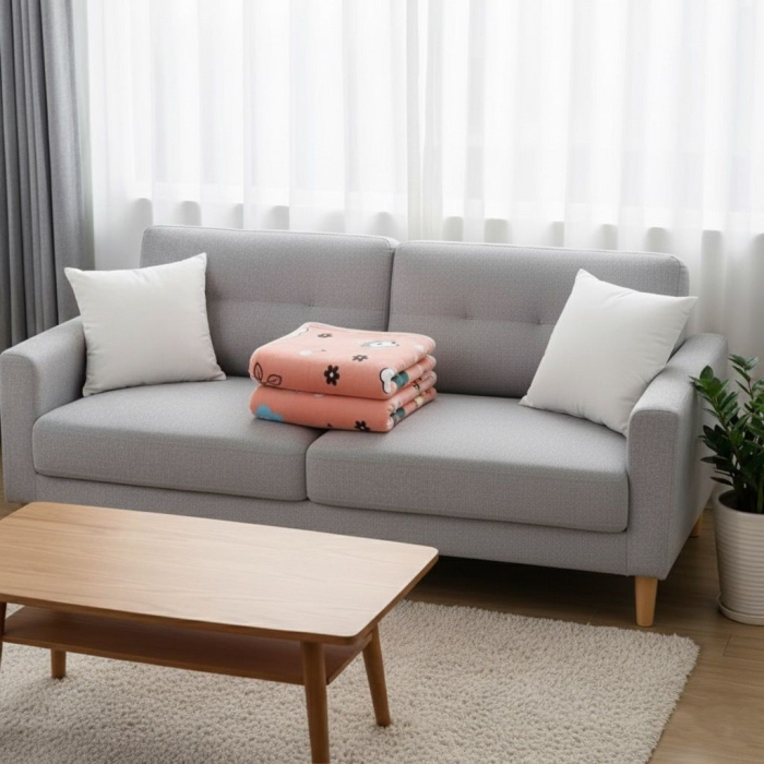 Patura Cocolino Grosime Medie 200x230cm - Roz Cu Flori Si Cirese [3]