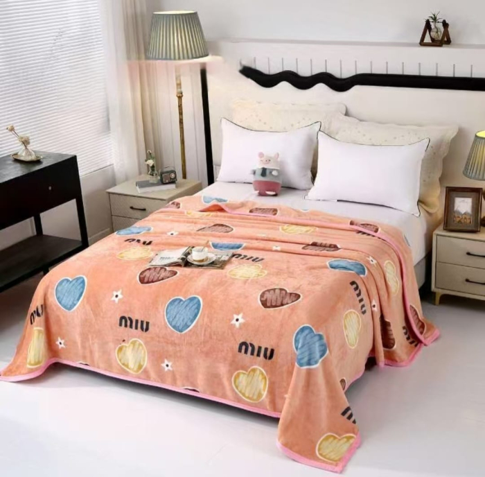 Patura Cocolino Grosime Medie 200x230cm - Roz Cu Inimioare Si Stelute [1]