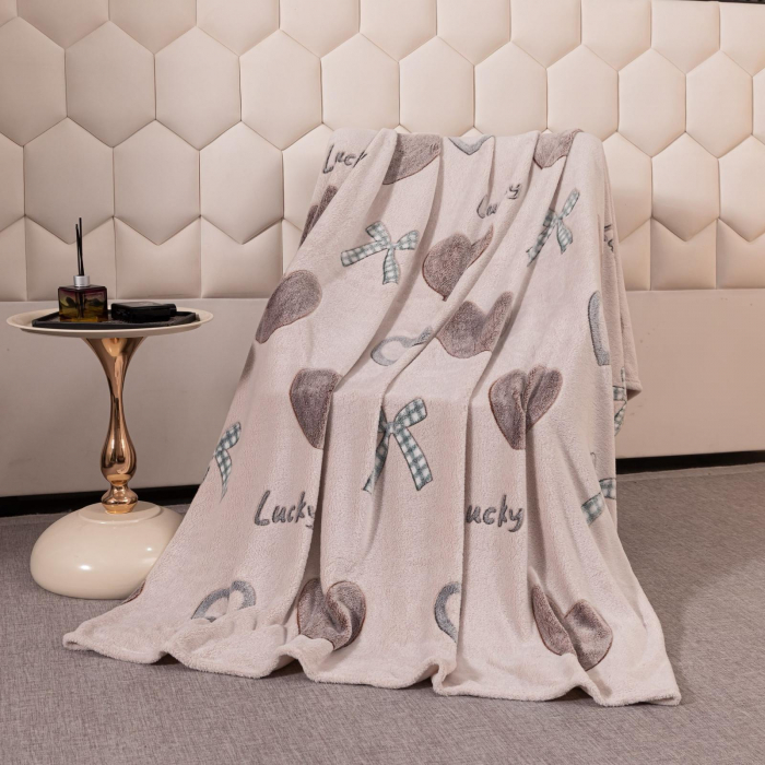 Patura Cocolino Pufoasa 200x230cm - Inima Norocoasa [2]