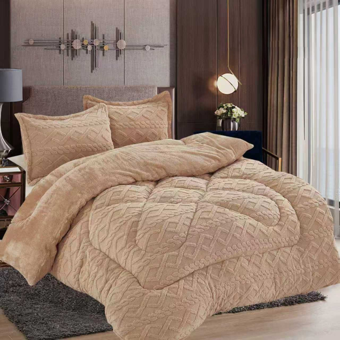 Pilota Cocolino Tricotata Cu Blanita - Bej [1]