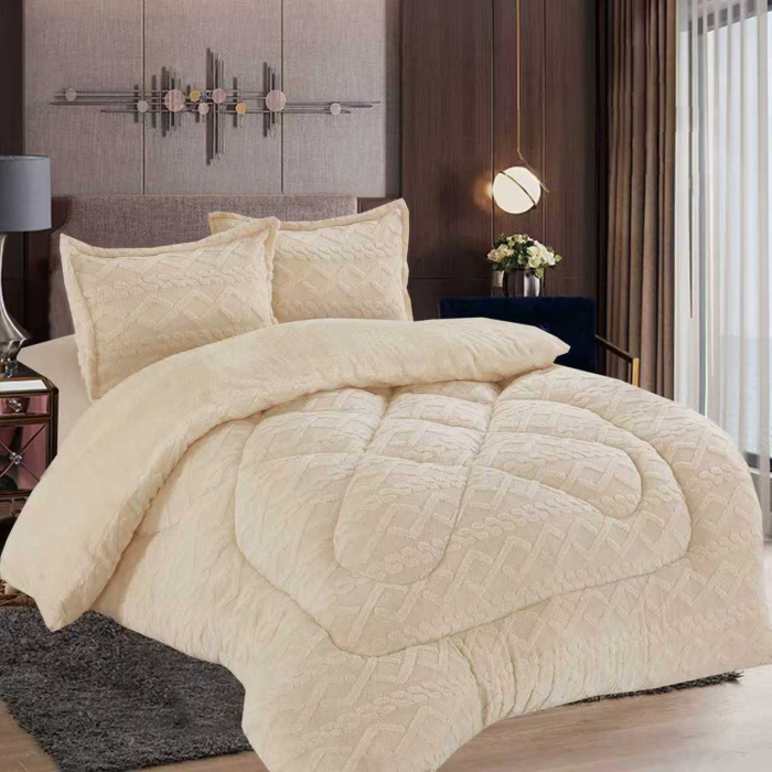 Pilota Cocolino Tricotata Cu Blanita - Crem [1]