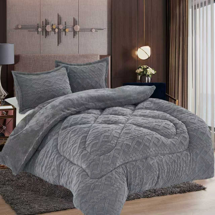 Pilota Cocolino Tricotata Cu Blanita - Gri [1]