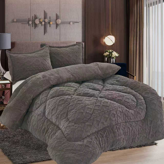 Pilota Cocolino Tricotata Cu Blanita - Gri Antracit [1]